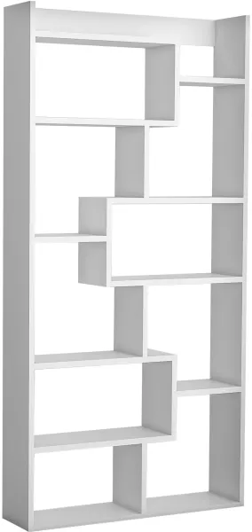 FUNZI LIVING Kuttap bogreol - hvid melamin