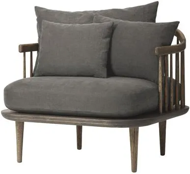 &Tradition Fly SC1 Lænestol Hot Madison 093/Røget Eg